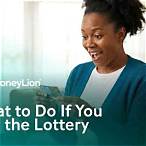 what to do if you win the lottery uk
